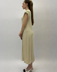 Abito lungo basic con dettaglio lurex