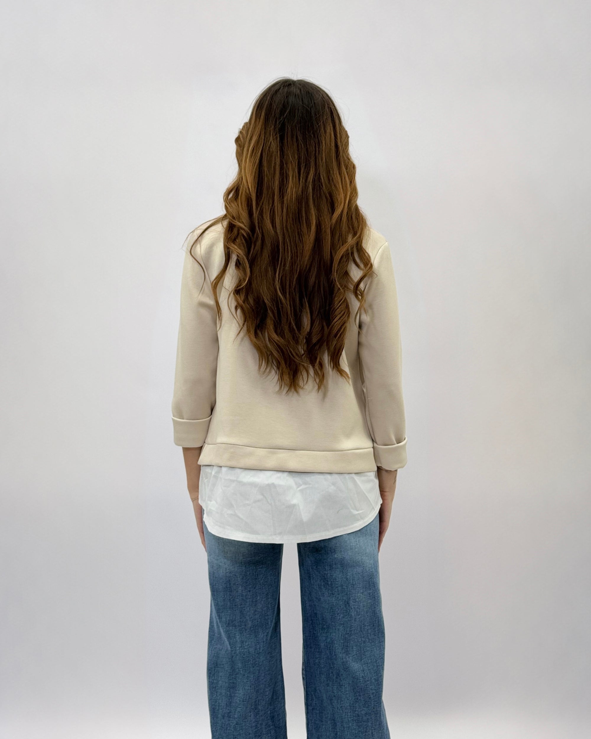 Maglia con camicia