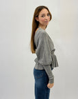 Pullover con scollo v
