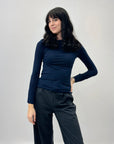 Maglia scollo barchetta in cashmere
