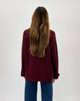 Maglione dolcevita ampio con tasche
