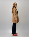 Cardigan lungo con cappuccio