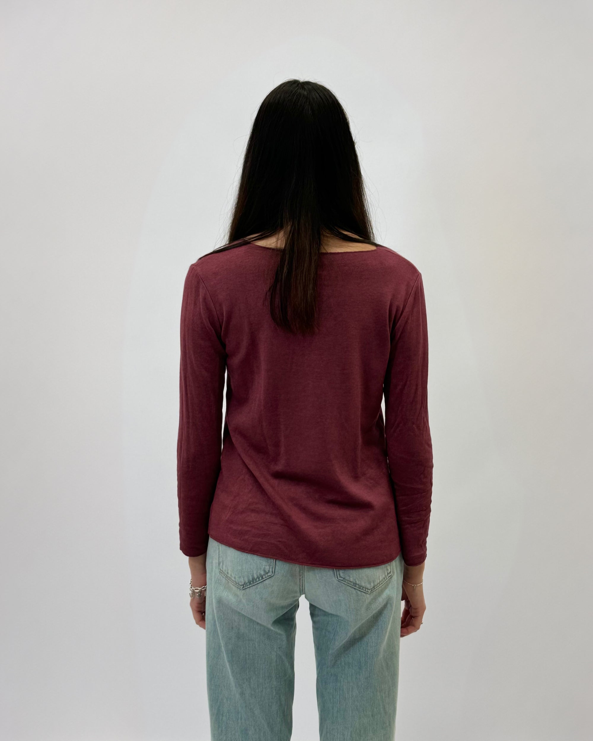 Maglia felpata basic