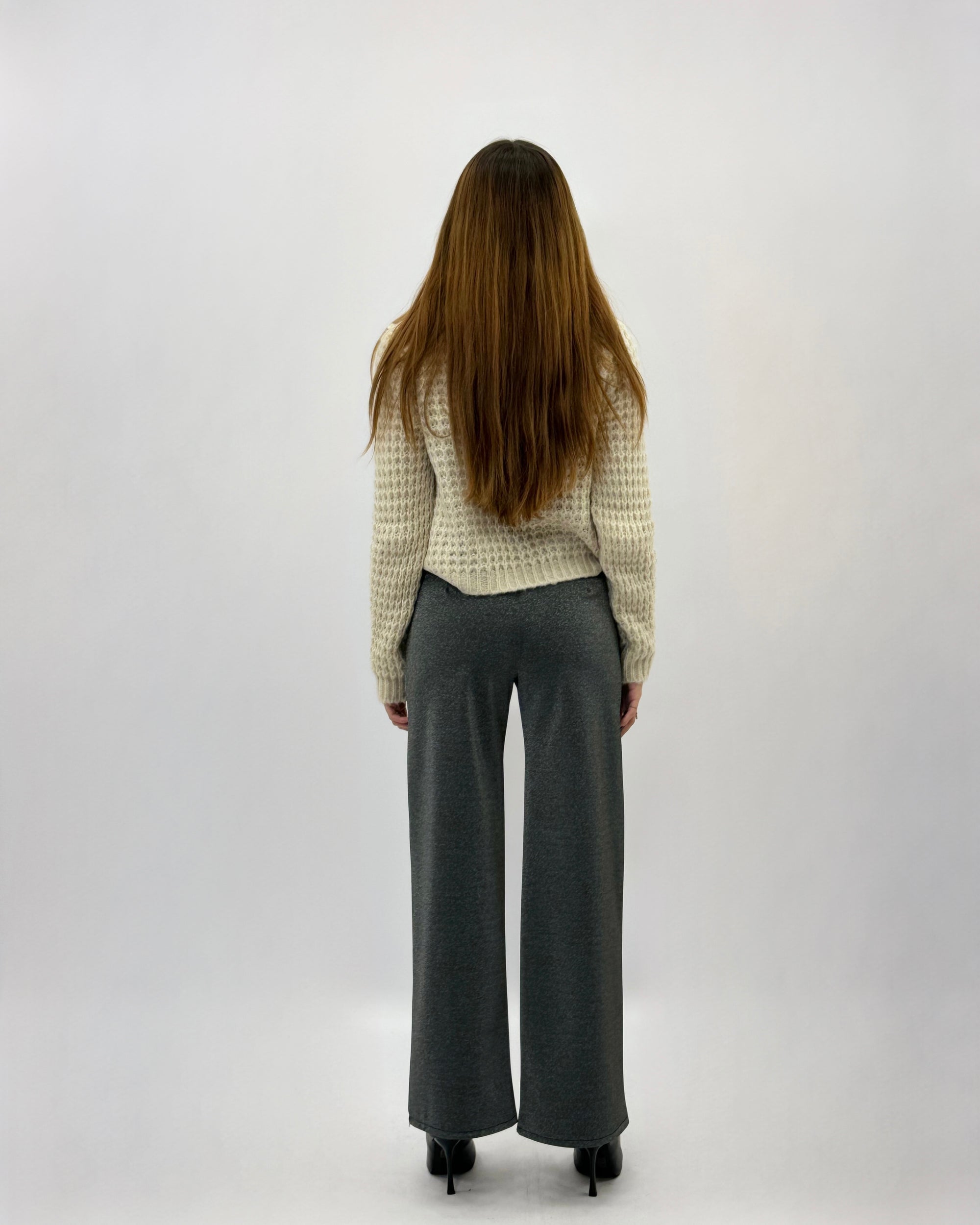 Maglione intrecciato dolcevita