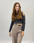 Maglia petite cut out