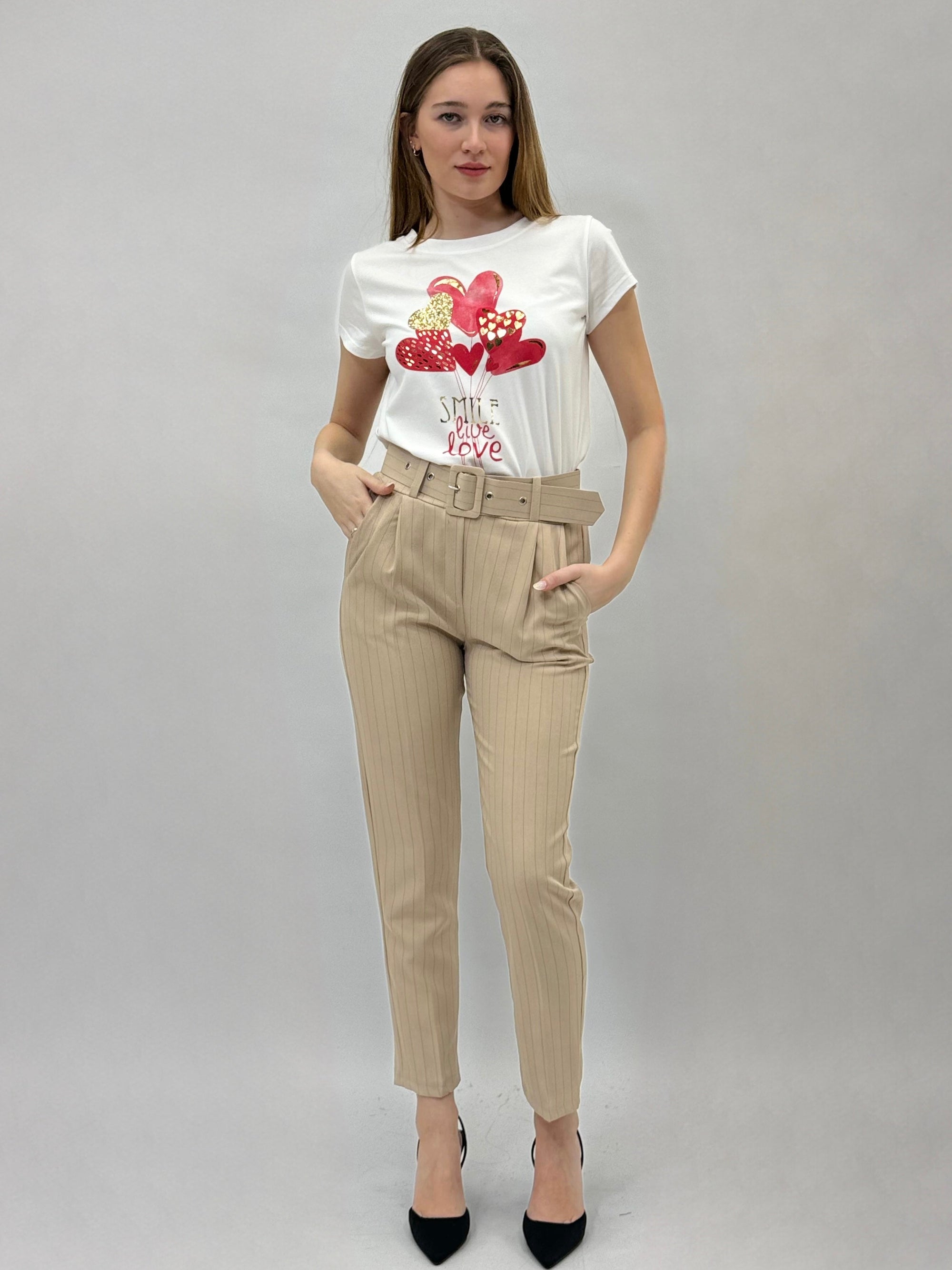 Completo giacca e pantaloni a righe