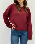 Pullover morbido con dettagli