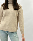 Maglione dolcevita misto lana