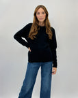 Pullover cashmere blend tinta unita