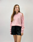 Maglione morbido con decorazioni