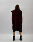 Cappotto premium con cappuccio effetto peluche