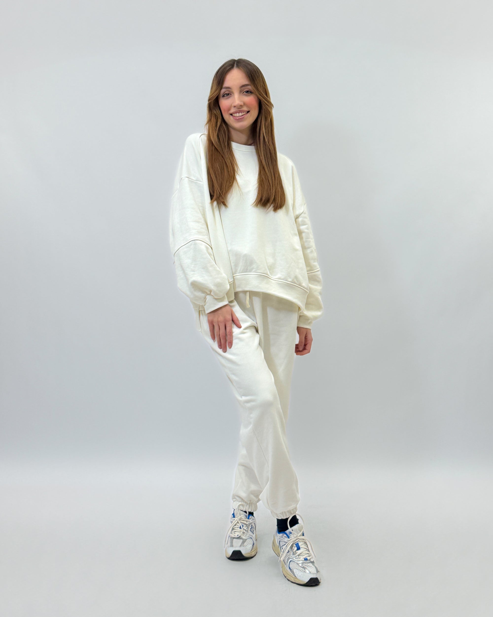Completo premium in cotone felpa e pantaloni