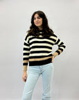 Maglione morbido a righe