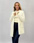 Cardigan lungo con cappuccio