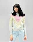 Maglione colorato con paillette