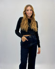 Pullover con scollo morbido basic