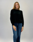 Maglione con dettagli gioiello sulle spalle