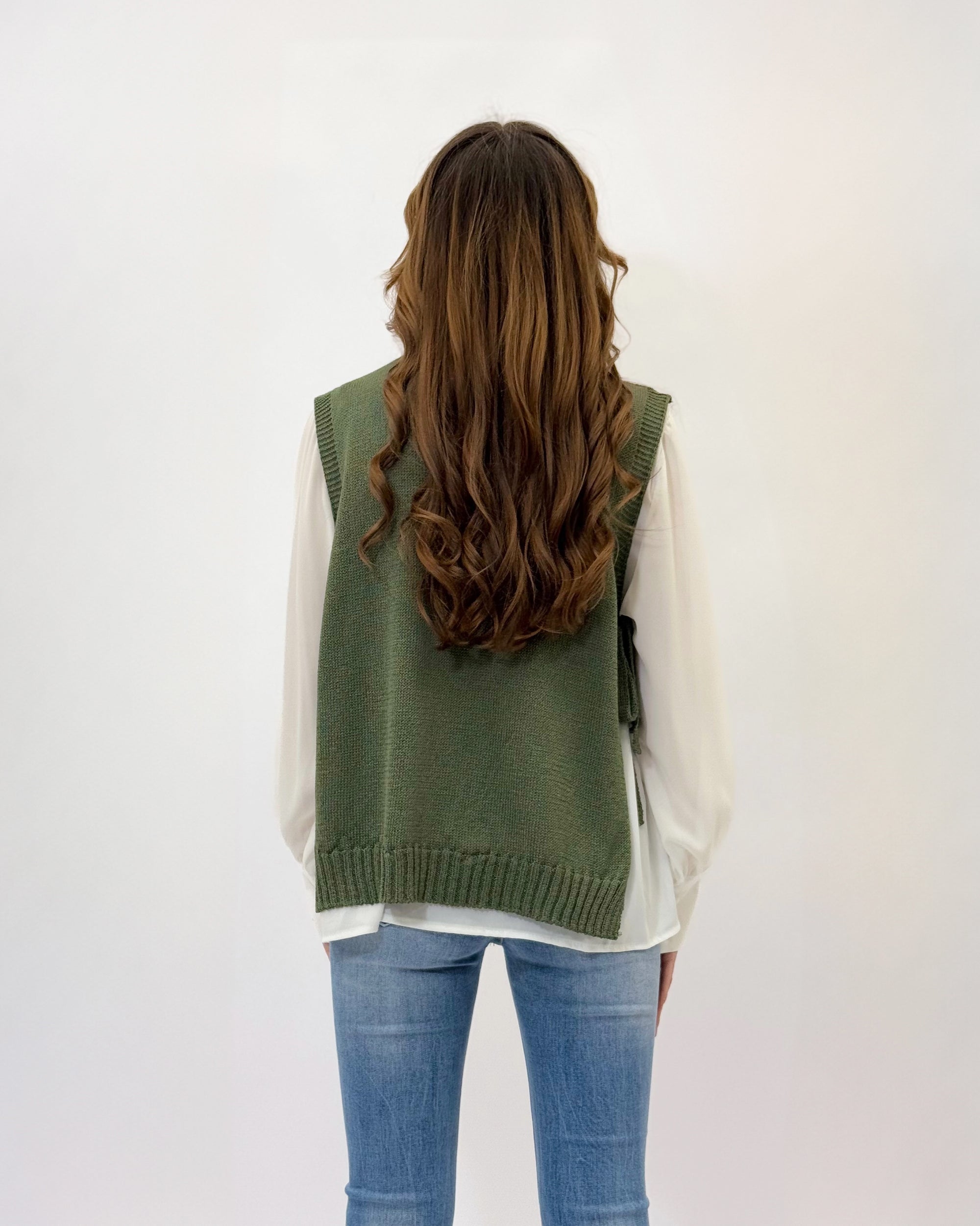 Gilet con fiocchi