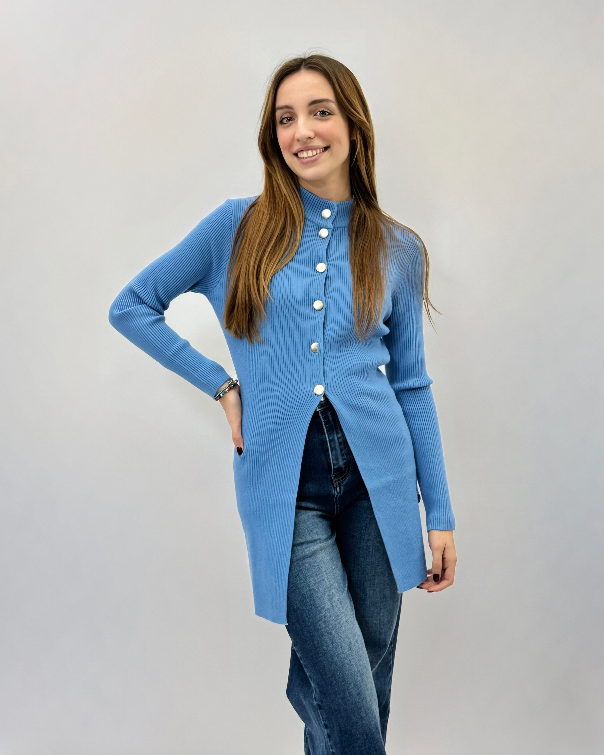 Maglia con bottoni