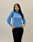 Maglia lupetto tinta unita petite