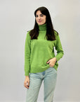 Maglione dolcevita misto lana