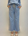 Pantaloni tuta con paillettes laterali