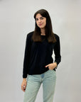 Maglia felpata basic