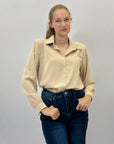 Camicia con spalle imbottite