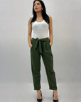 Pantaloni eleganti con fiocco