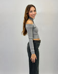 Maglia con scollo laterale petite