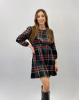 Abito tartan corto