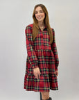 Abito tartan chemisier – Stile Femminile & Comfort