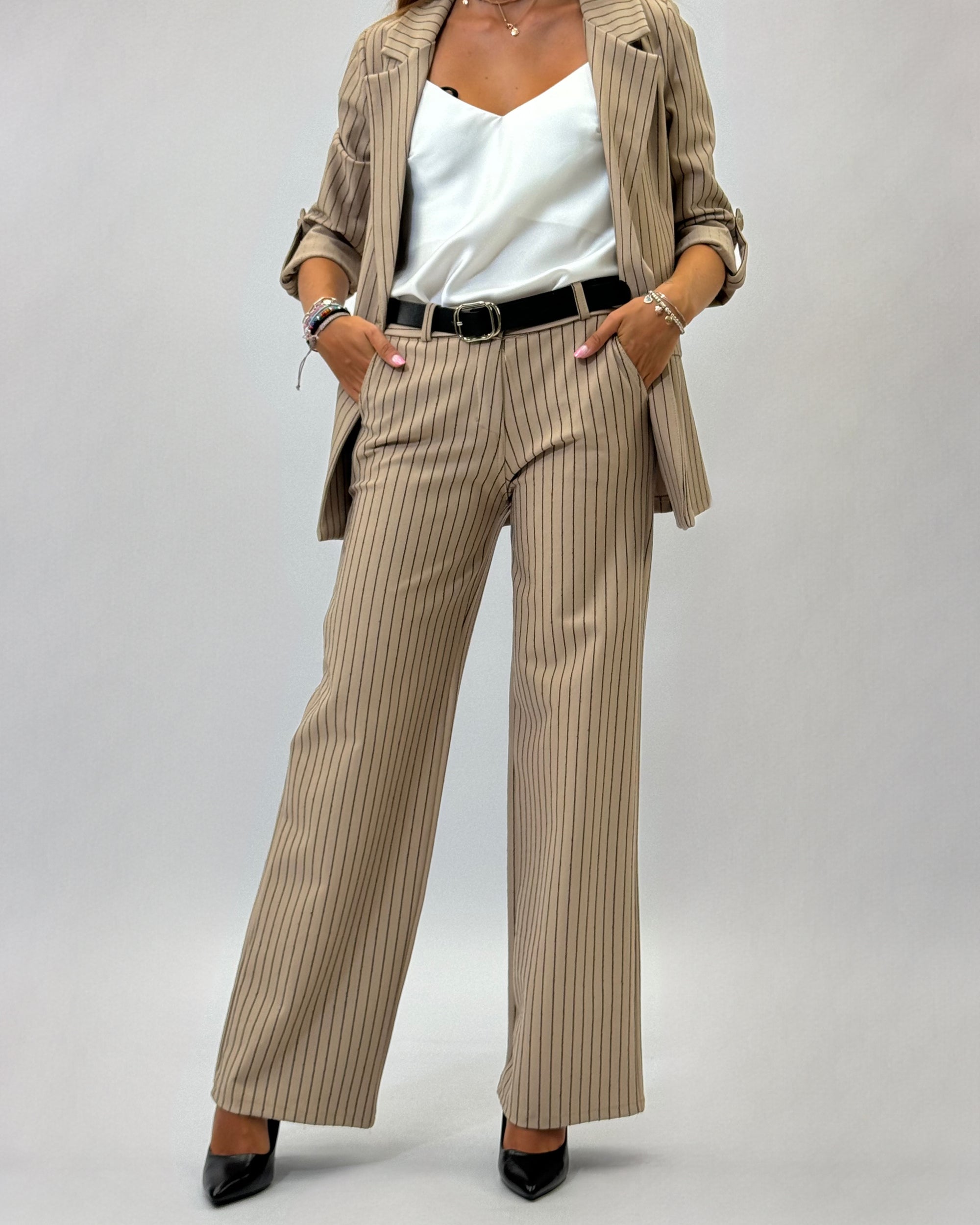 Completo giacca e pantaloni in punto milano