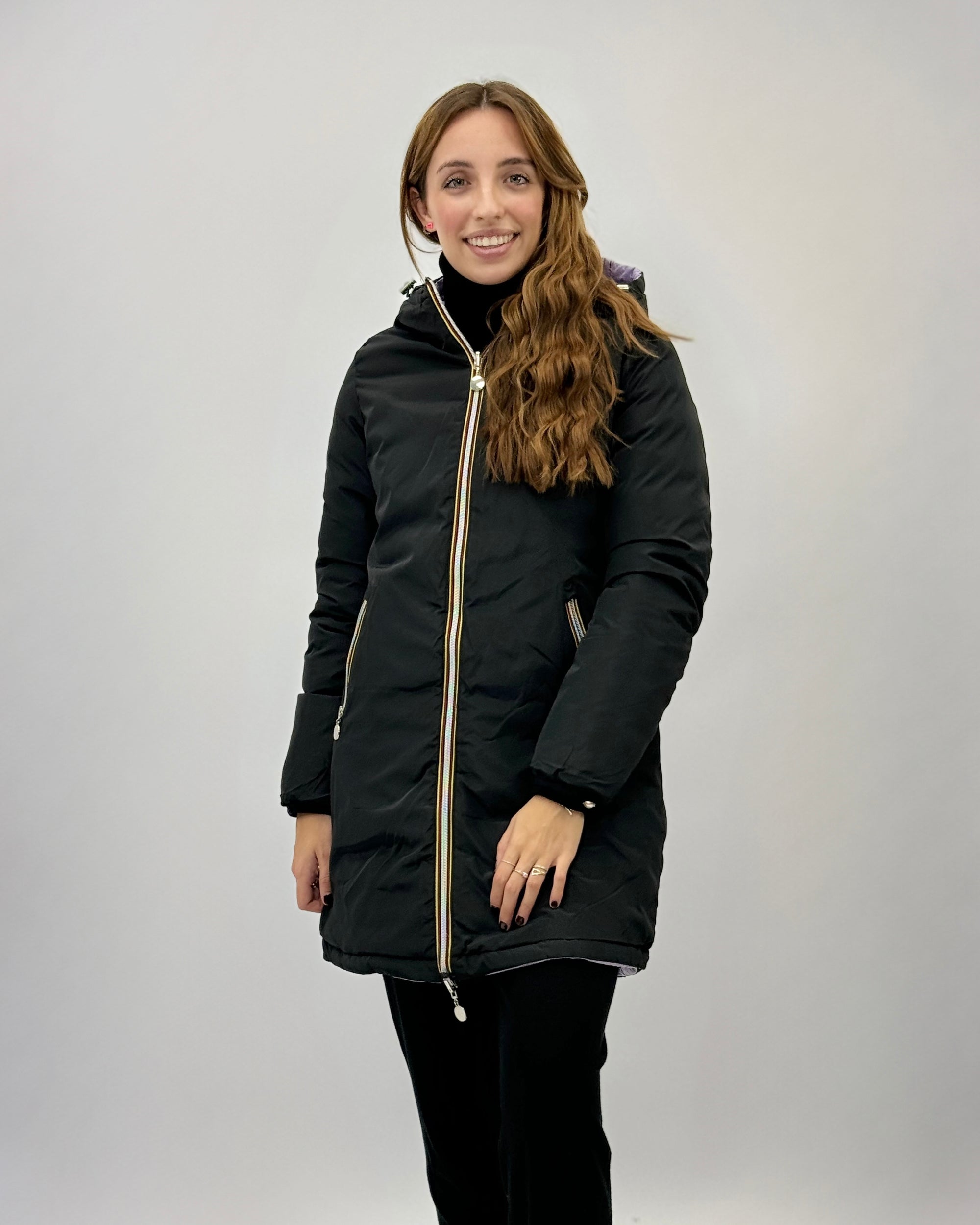 Piumino Donna Reversibile Double Face – Giacca Invernale Lunga