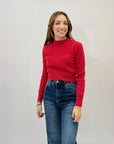 Pullover crop petite