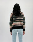 Maglione morbido stampa jacquard