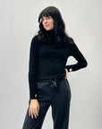 Maglione dolcevita intrecciato comoda