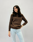 Pullover lupetto lurex