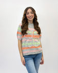 Maglia mezze maniche con quadrifoglio