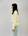 Maglione dolcevita ampio con maniche palloncino
