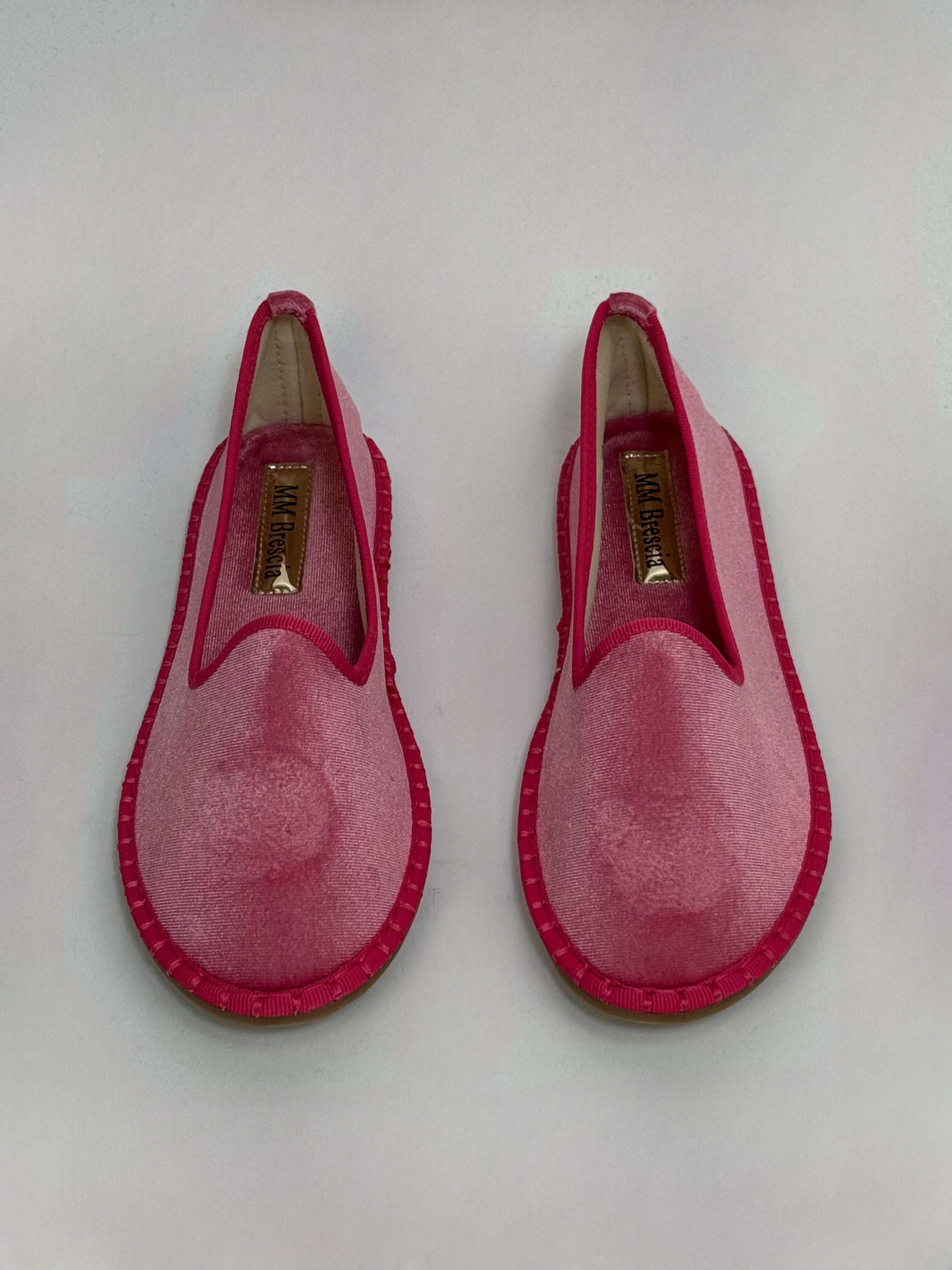 Friulane in velluto con bordo