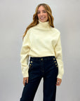 Pullover dolcevita tinta unita basic