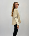 Cardigan con chiusura frontale