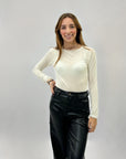 Maglia scollo barchetta in cashmere