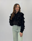 Camicia con volant