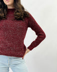 Pullover lupetto lurex