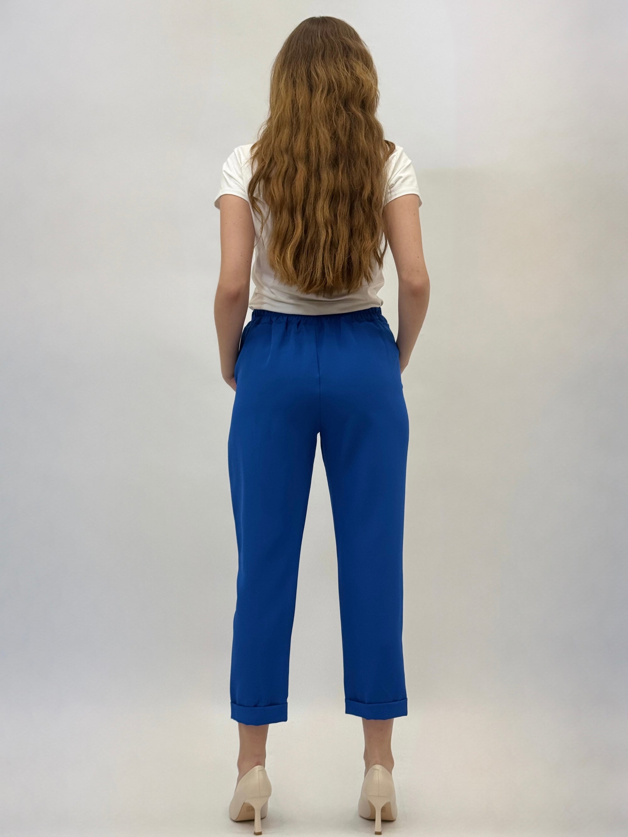 Pantaloni eleganti con fiocco