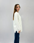Maglione ampio con rombi