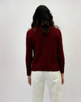 Maglione dolcevita morbido con intrecci