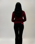 Maglia scollo barchetta intrecci
